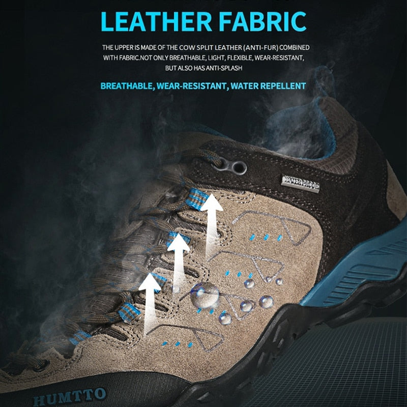 HUMTTO UNISEX Waterproof Outdoors Recreation Shoes for Camping, hiking, trekking, climbing