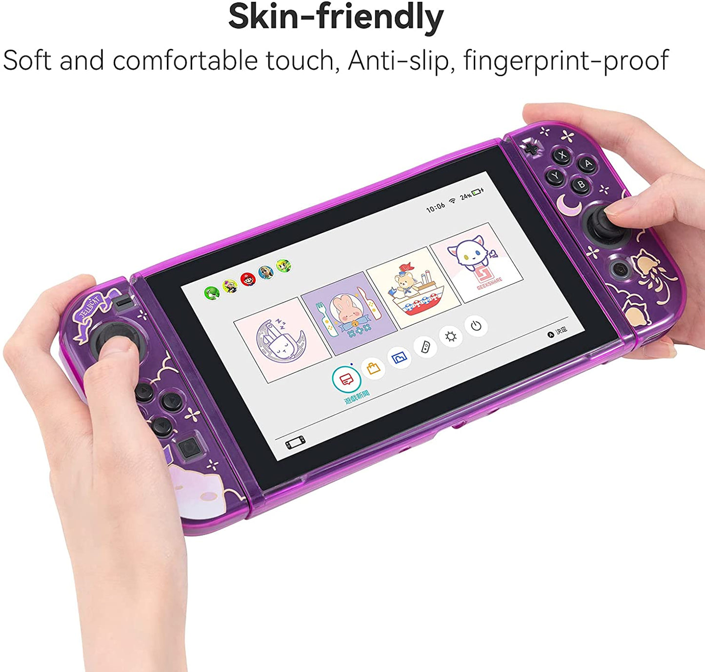 Nintendo Switch Case Jellyfish Violet