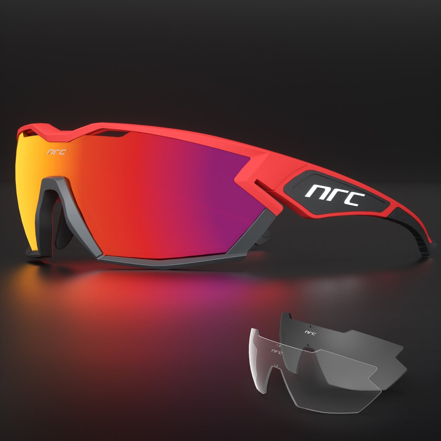 Trendy, NRC P-Ride Photochromic Cycling Sunglasses for Men & Women (Unisex)