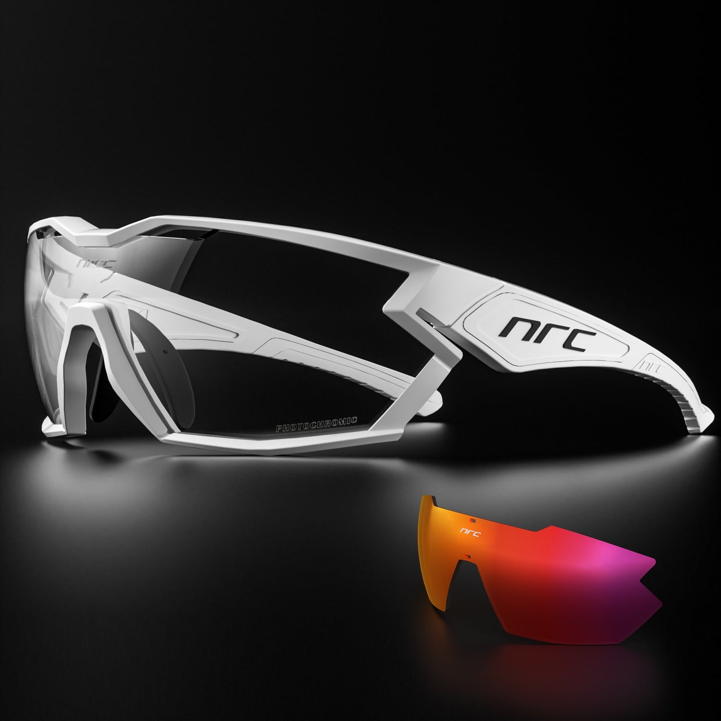 Trendy, NRC P-Ride Photochromic Cycling Sunglasses for Men & Women (Unisex)
