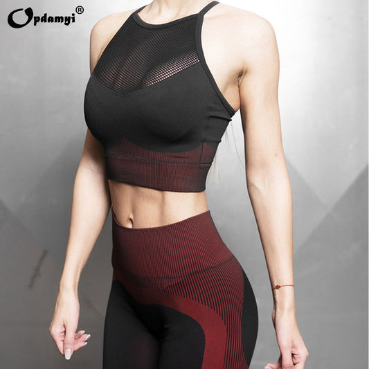 Women's Summer Seamless Yoga / Athletic Wear Set