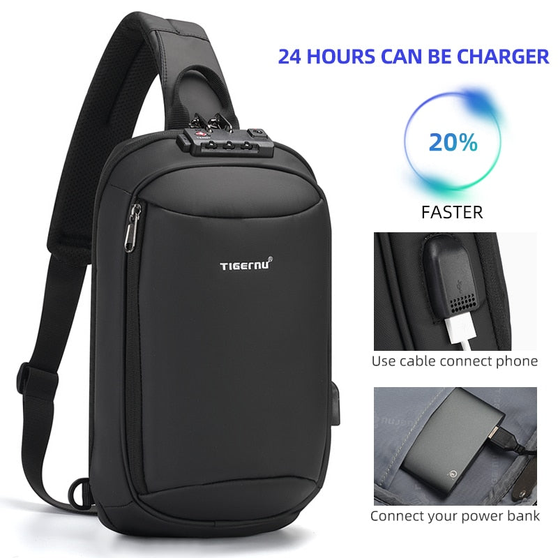 Men's Professional High Quality Crossbody Bag (Lifetime Warranty)
