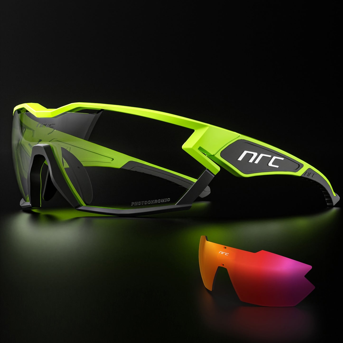 Trendy, NRC P-Ride Photochromic Cycling Sunglasses for Men & Women (Unisex)