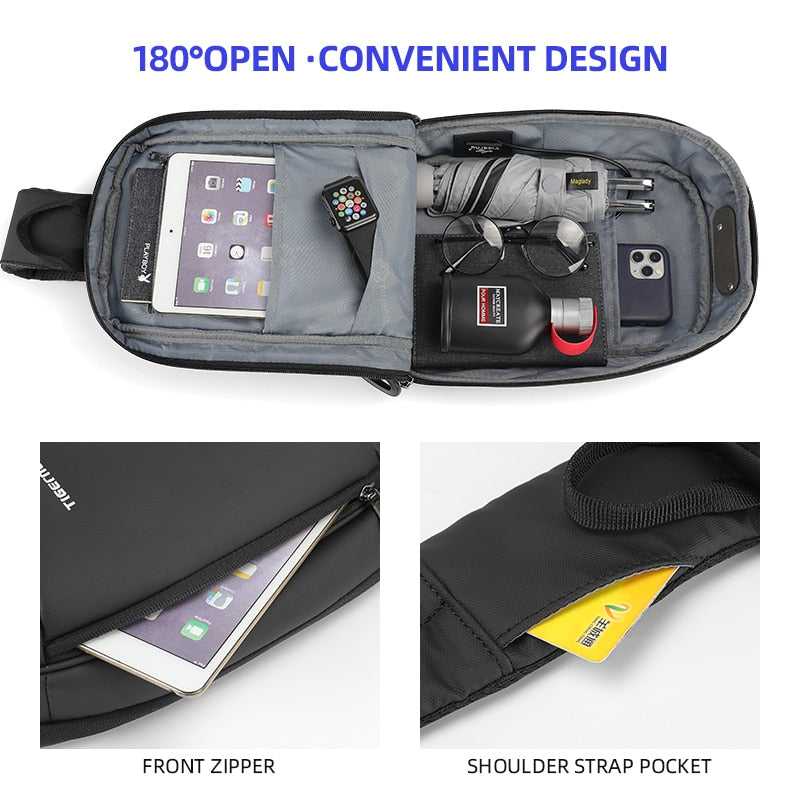 Men's Professional High Quality Crossbody Bag (Lifetime Warranty)