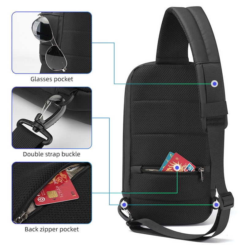 Men's Professional High Quality Crossbody Bag (Lifetime Warranty)