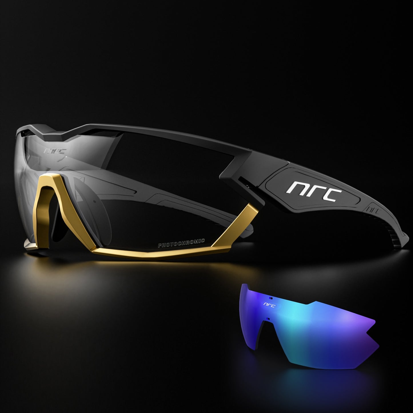 Trendy, NRC P-Ride Photochromic Cycling Sunglasses for Men & Women (Unisex)