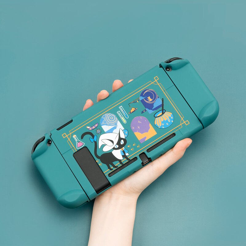 GeekShare Replacement / Cover Shell For Nintendo Switch - Alchemy Cat Cartoon Magic Potion