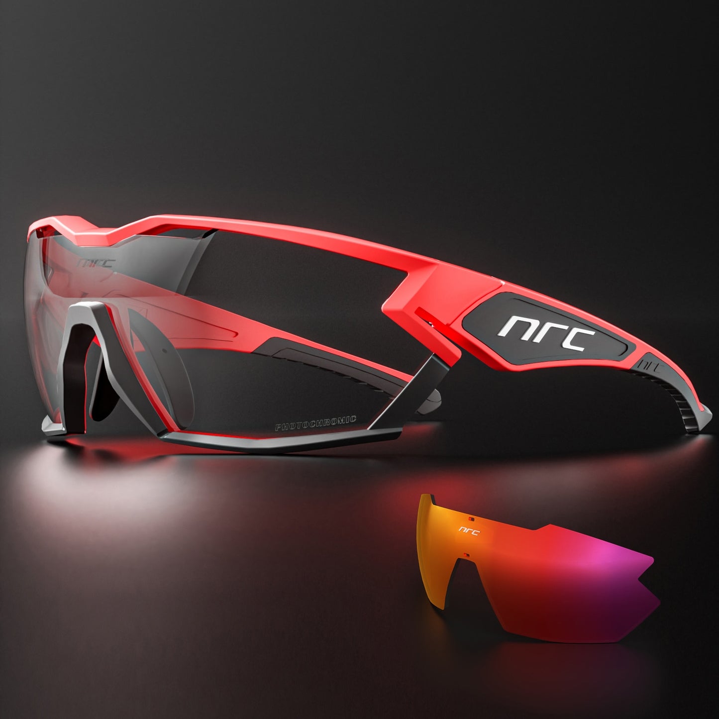 Trendy, NRC P-Ride Photochromic Cycling Sunglasses for Men & Women (Unisex)