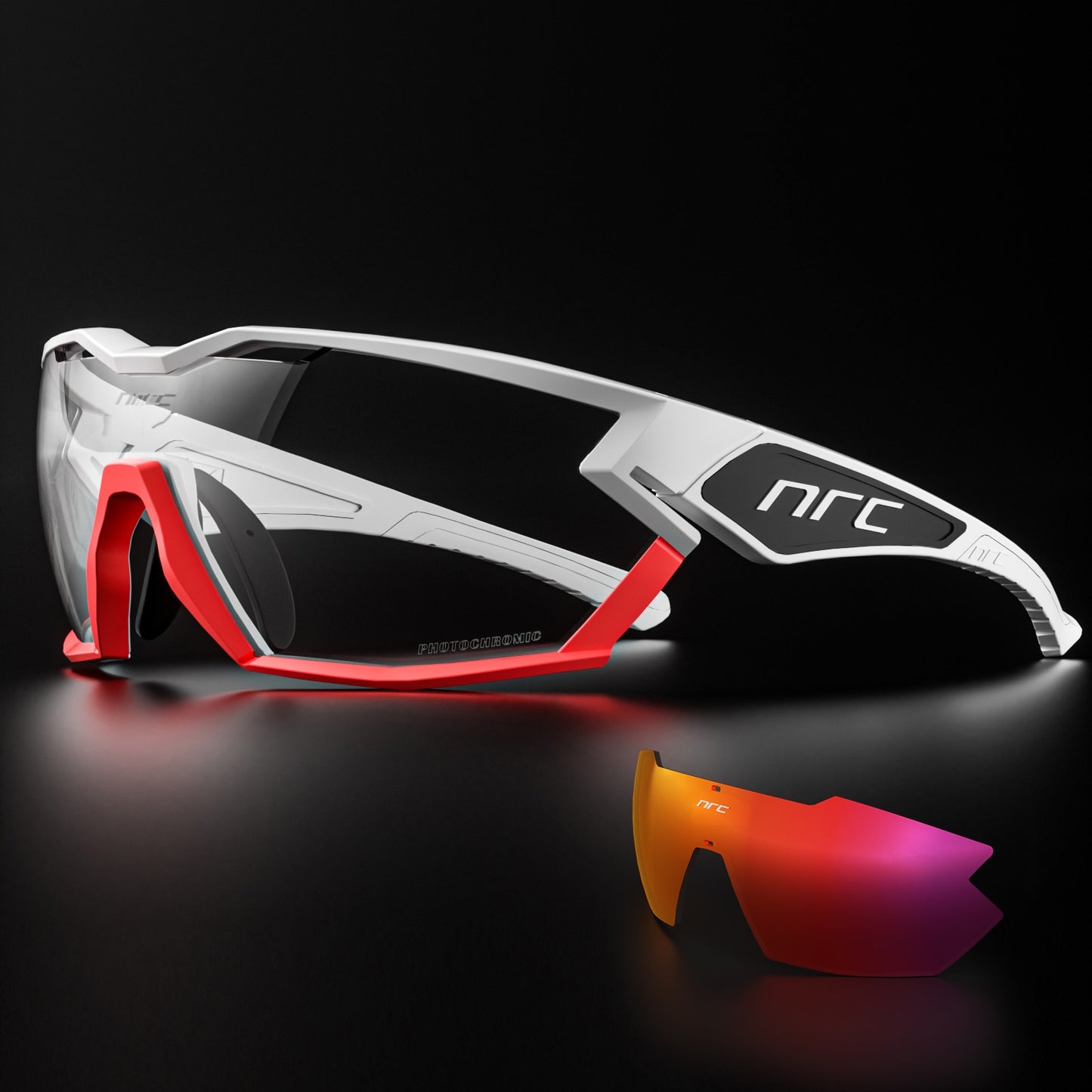 Trendy, NRC P-Ride Photochromic Cycling Sunglasses for Men & Women (Unisex)