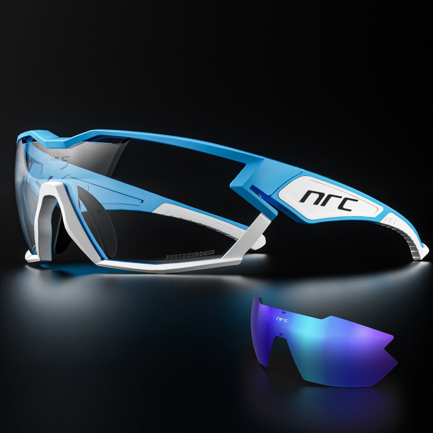 Trendy, NRC P-Ride Photochromic Cycling Sunglasses for Men & Women (Unisex)