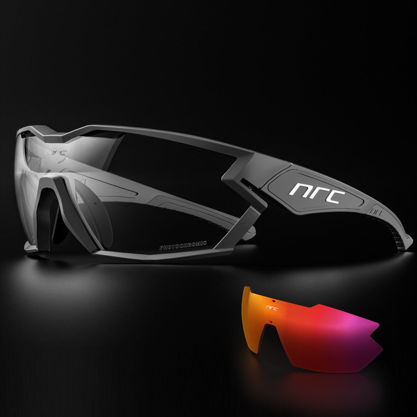 Trendy, NRC P-Ride Photochromic Cycling Sunglasses for Men & Women (Unisex)