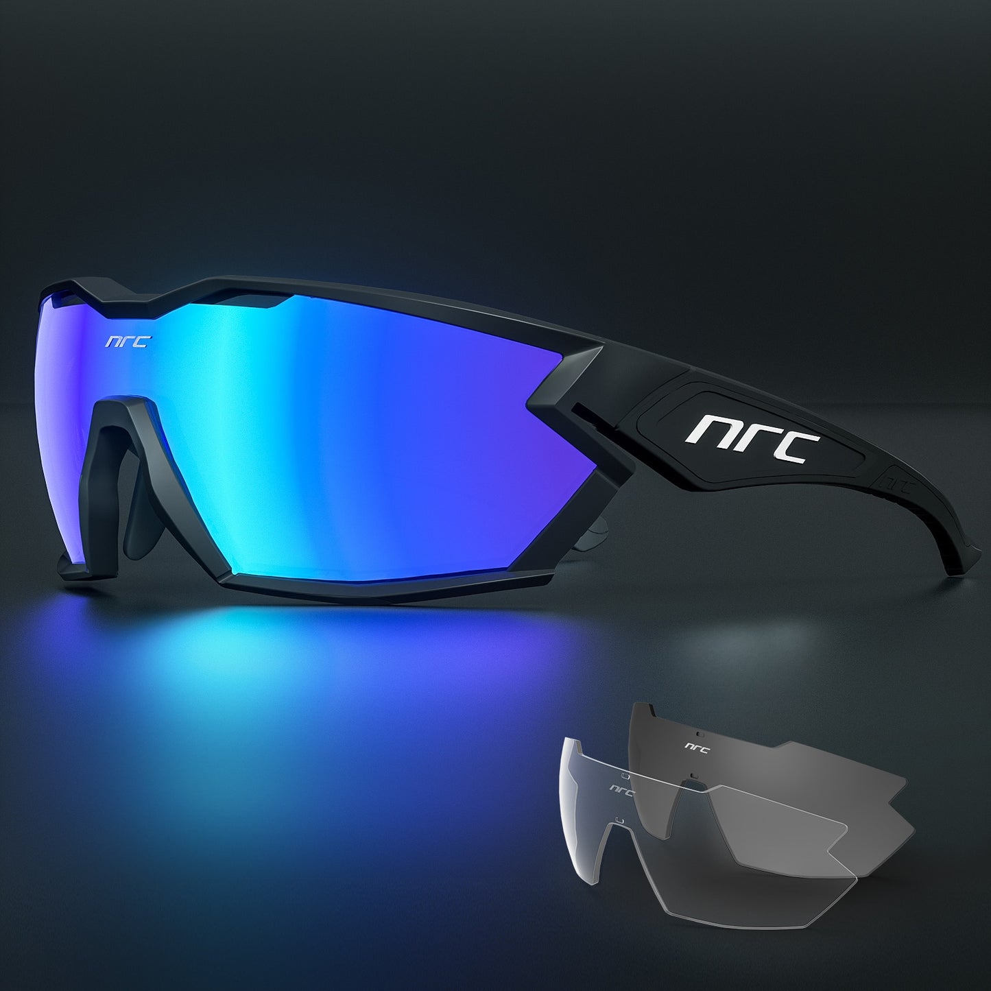 Trendy, NRC P-Ride Photochromic Cycling Sunglasses for Men & Women (Unisex)