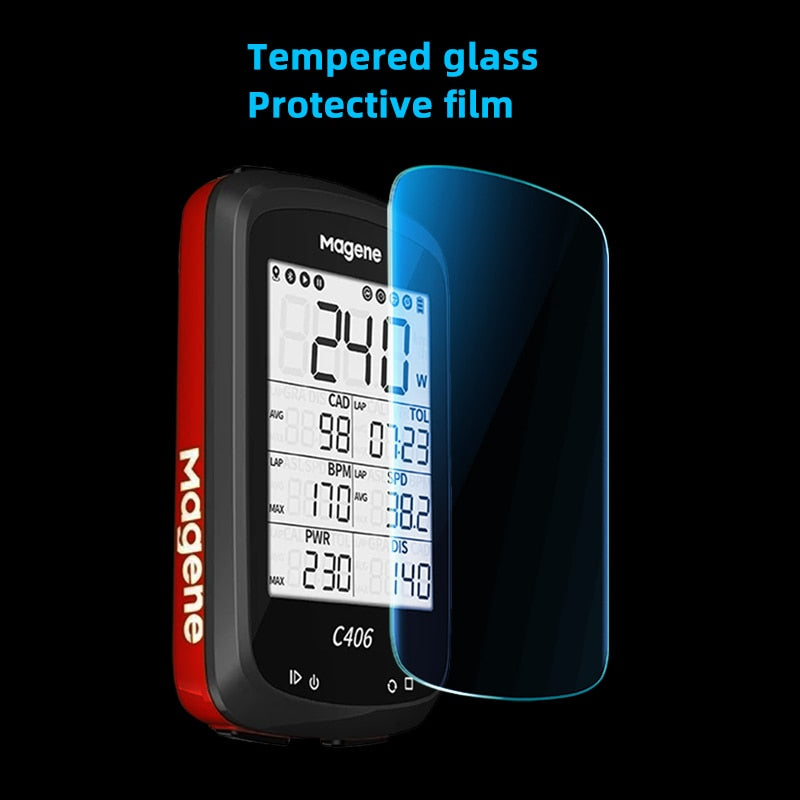 Magene C406 Smart  Bicycle / Cycling Data Map and Speedometer, Odometer, Stopwatch