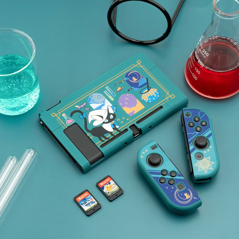 GeekShare Replacement / Cover Shell For Nintendo Switch - Alchemy Cat Cartoon Magic Potion